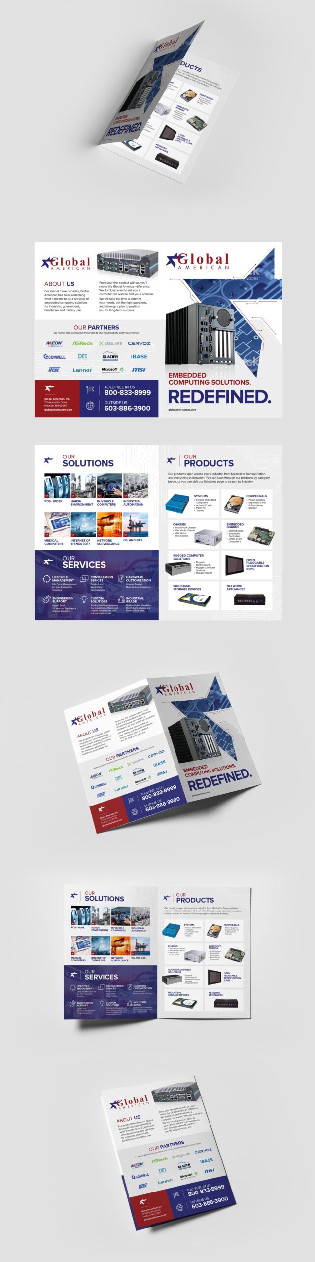 Bi-Fold Brochure for Global American1