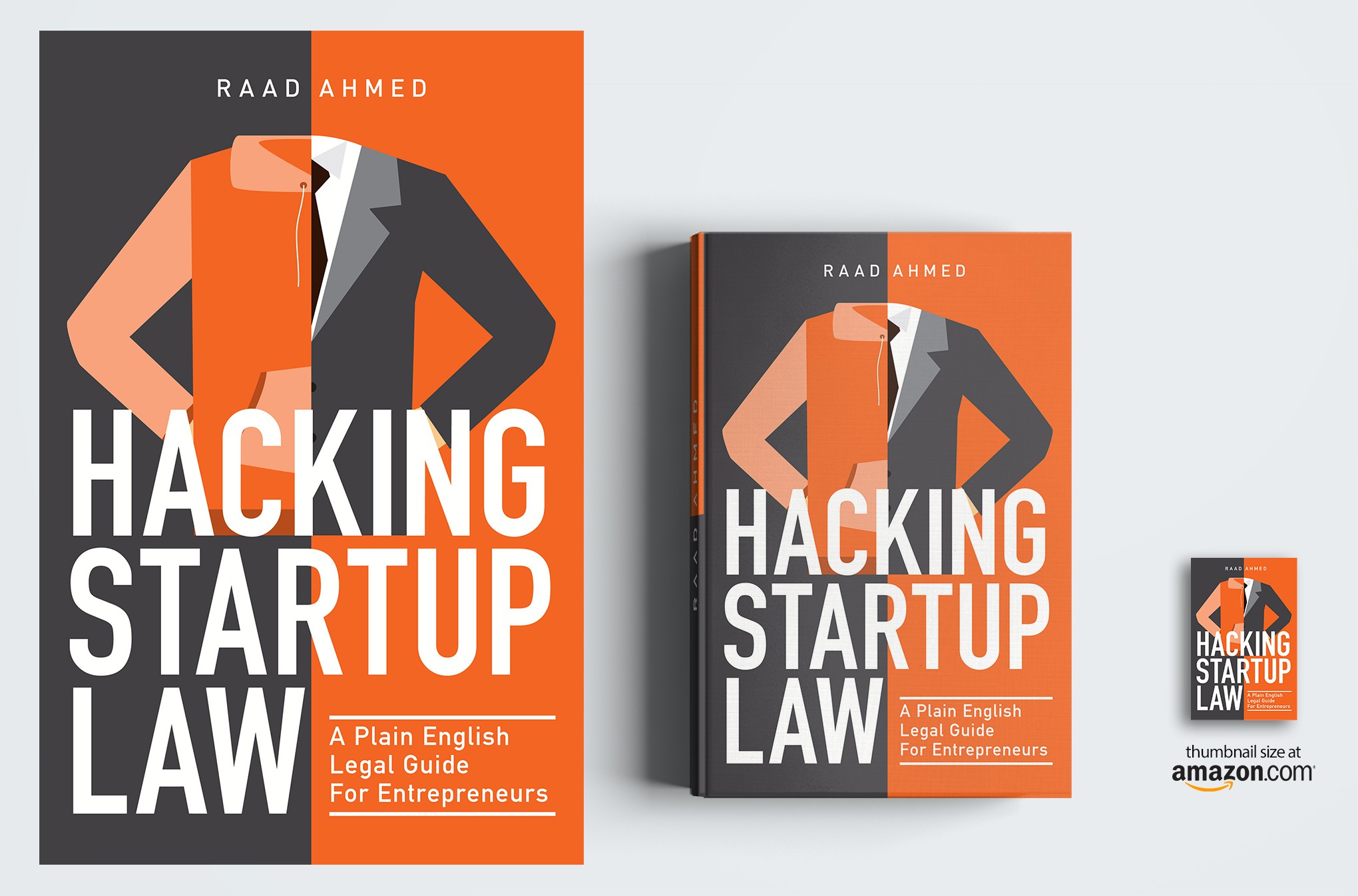 Flat illustration for startup law book1