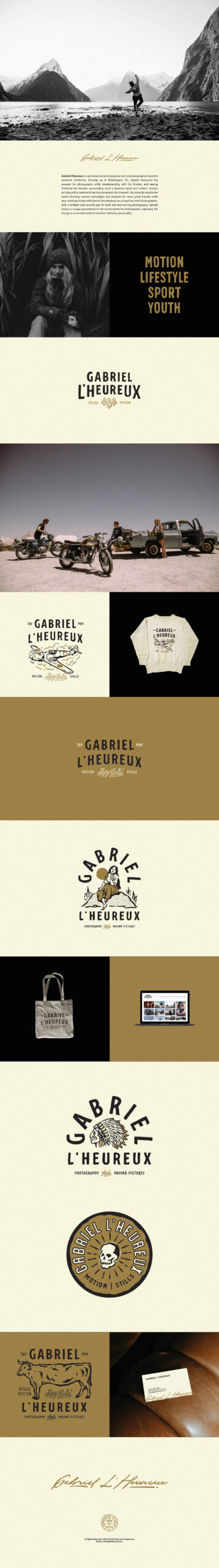 Logo and Brand Identity For Gabriel L_Heuruex