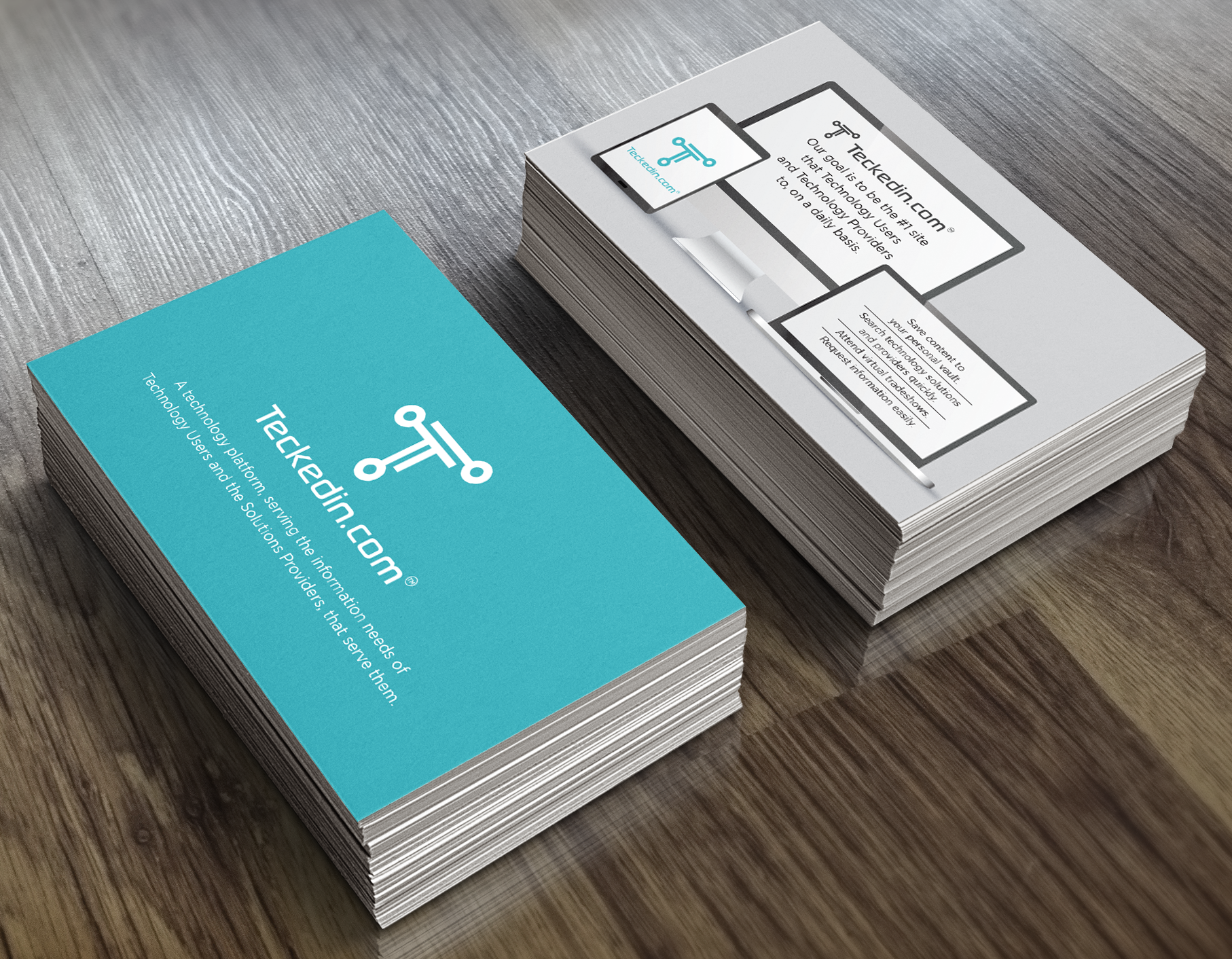 Teckedin Business card Design1