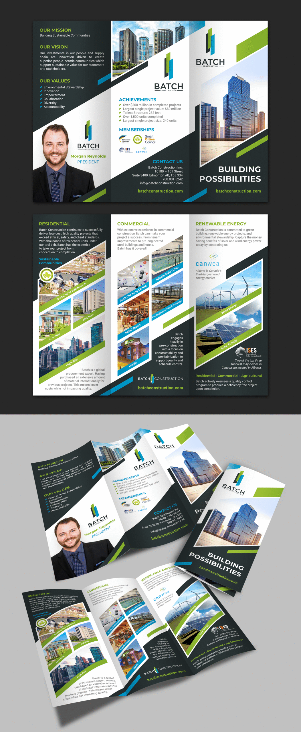 Tri Fold Brochure For Batch Construction1