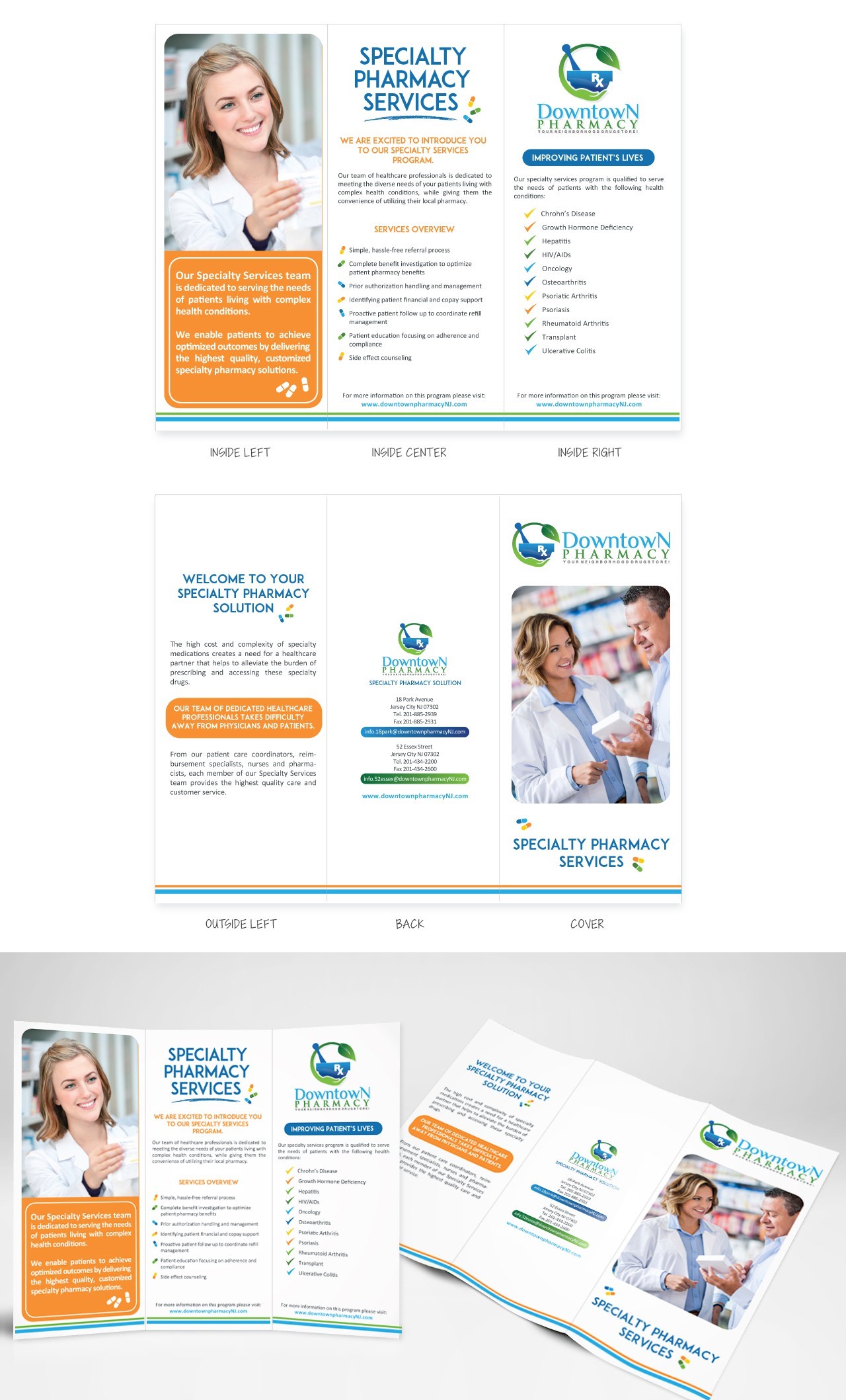 Trifold brochure for your hometown pharmacy1