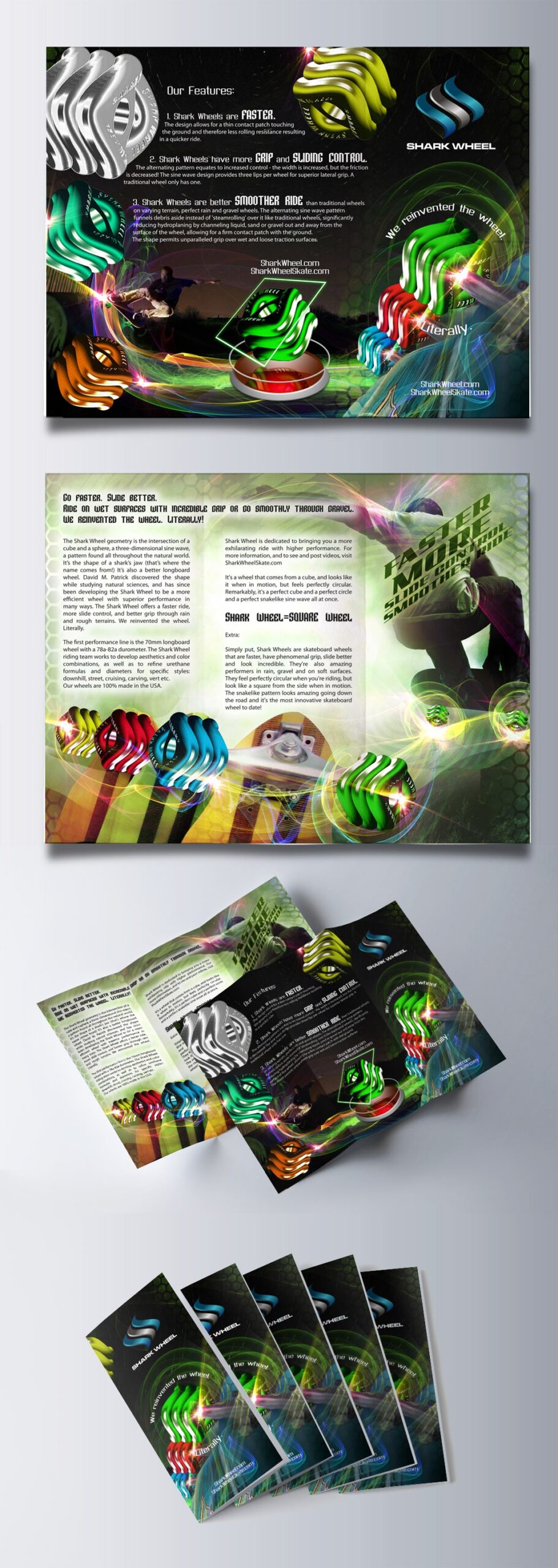 WE REINVENTED THE WHEEL! Help us create a unique brochure..1